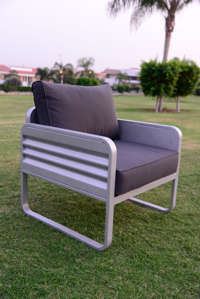Metallic Armchair