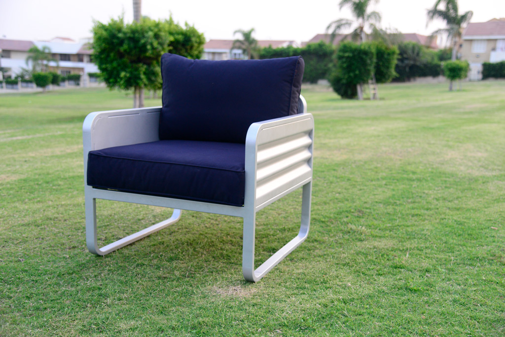 Metallic Armchair