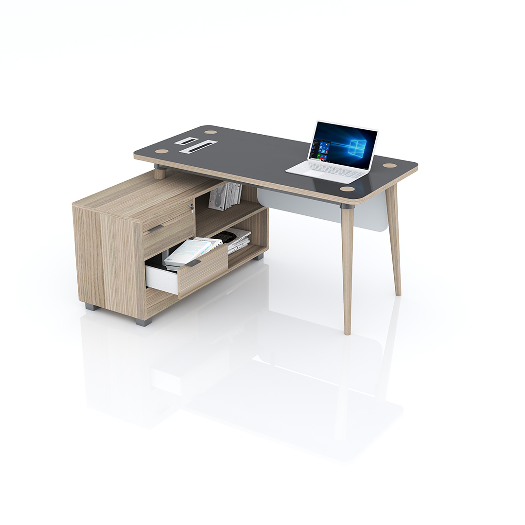 Domino Desk with Side