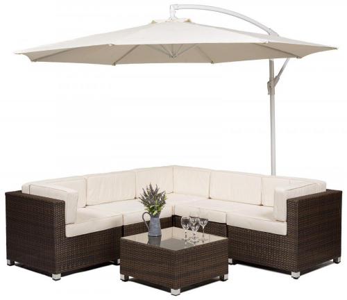 Sun shade lounge set