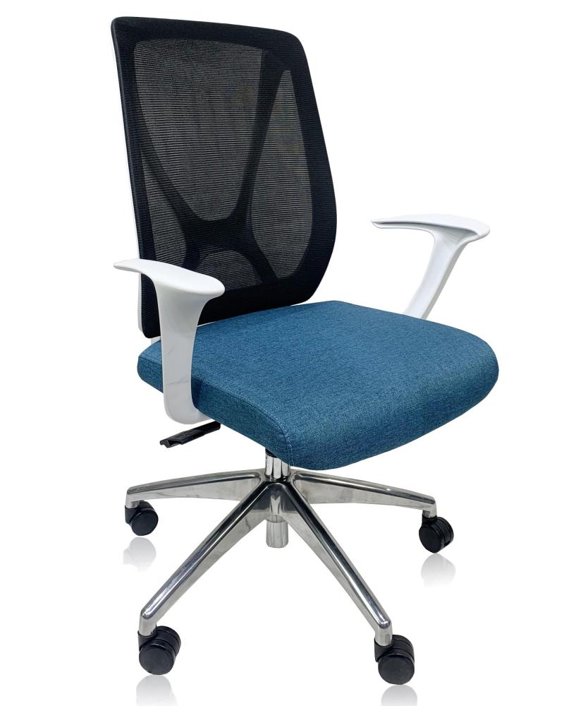 Employee Chair Teal Blue Fabric