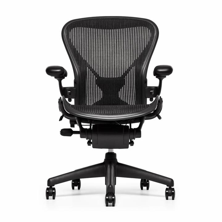 NEW Aeron Chair Basic Option with Back support Graphite Base