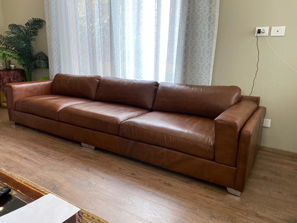 The Leather sofa