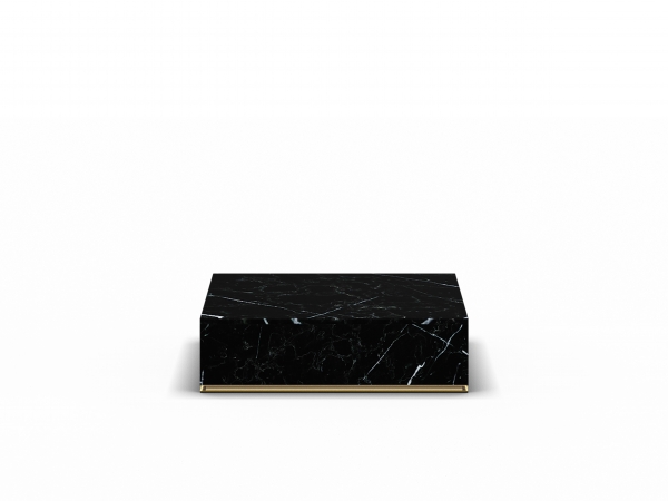 CU.BE Coffee Table - Black Marble