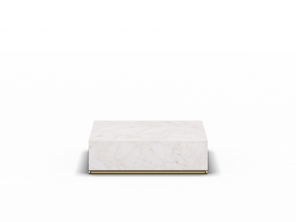 CU.BE Coffee Table - White Marble