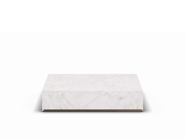 CU.BE Coffee Table - White Marble