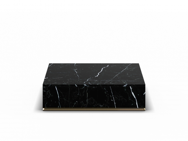 CU.BE Coffee Table - Black Marble