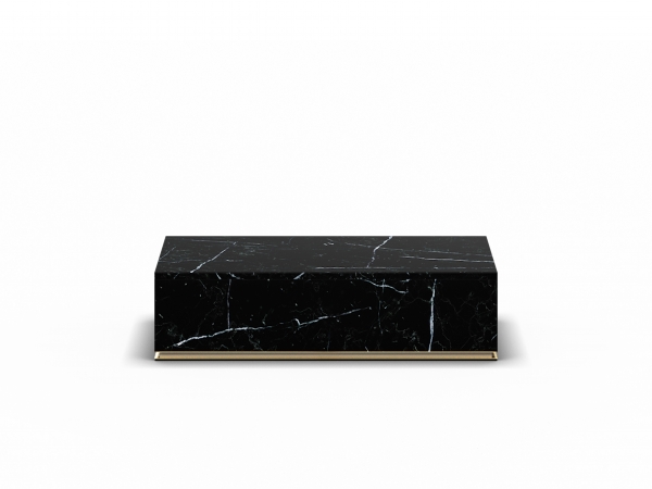 CU.BE Coffee Table - Black Marble