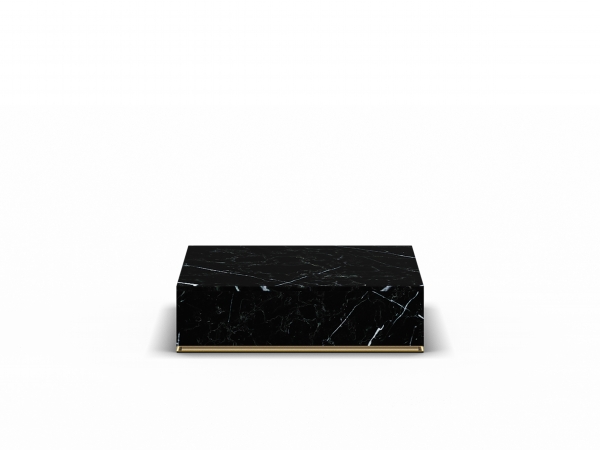 CU.BE Coffee Table - Black Marble