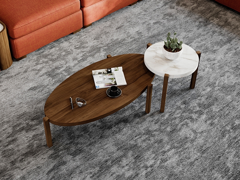 EL.PS Coffee Table - Walnut Wood