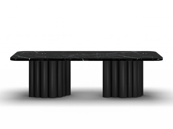 FR.ST Metal Dining Table - Black Marble