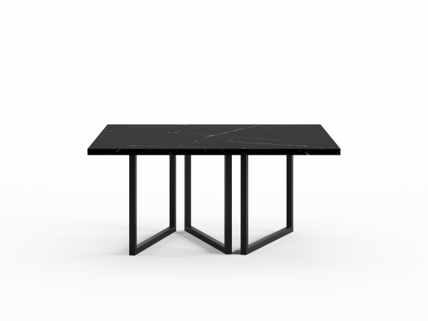 EQ.UI Dining Table - Black Marble