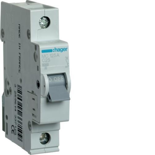 MCB, 1 Pole, 25 A, 10 KA