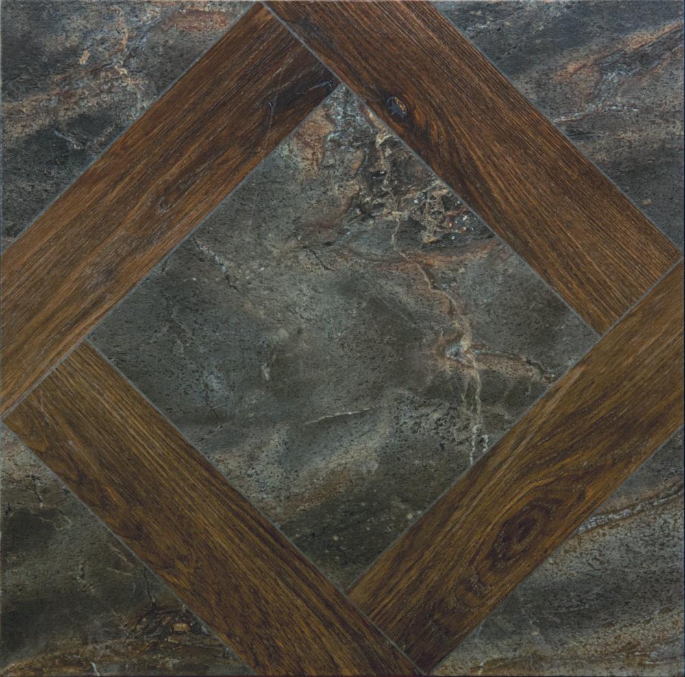 Lodge 60x60 - Anthracite Geometric 1