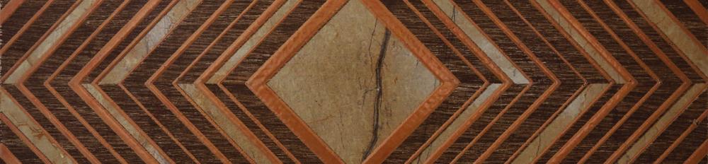 Sydney 60x60 - Listello Beige Metallic 15x60 cm