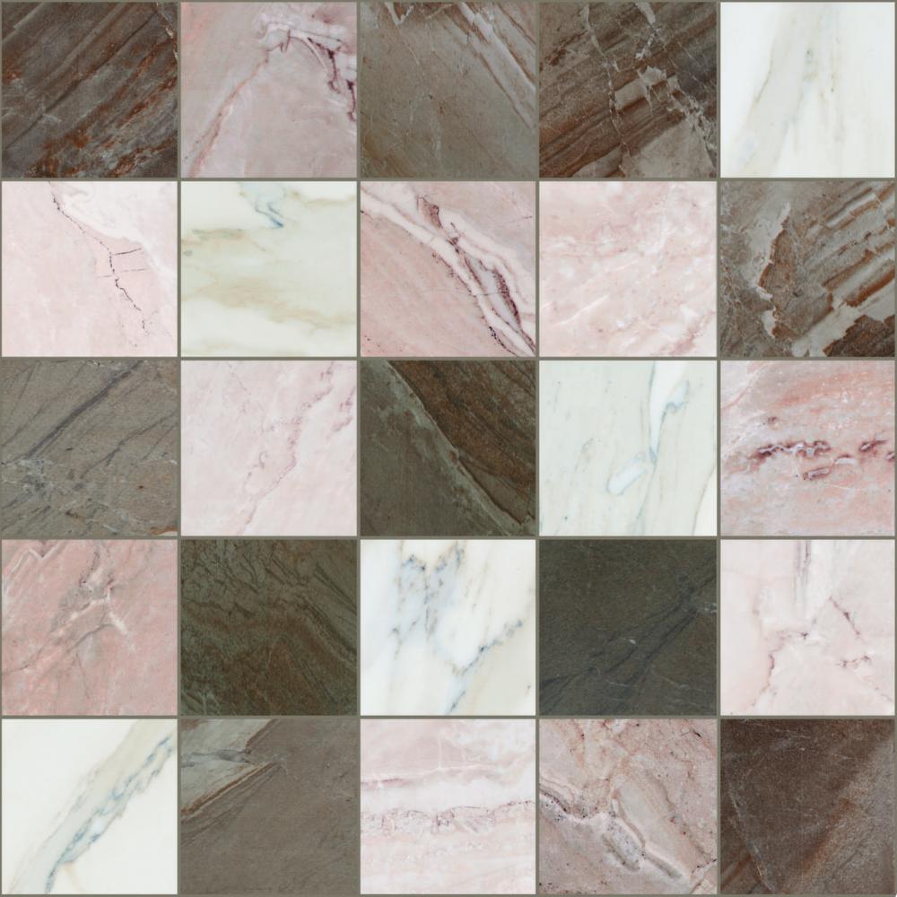 Vendome 50x50 - Brown Mosaic