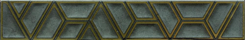 Paloma 30x90 -  Anthracite Geometric  15x90