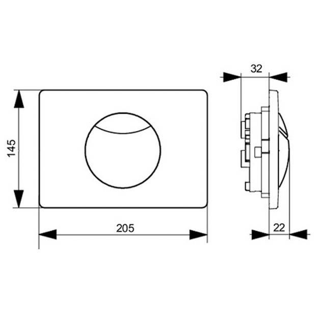 VICONNECT FLUSH PLATE