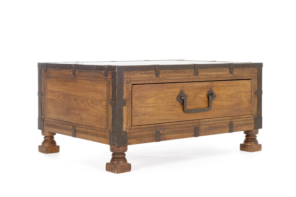 Indian Chest w/ Drawer