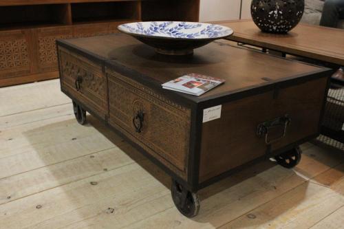 Indian Chest on Wheels