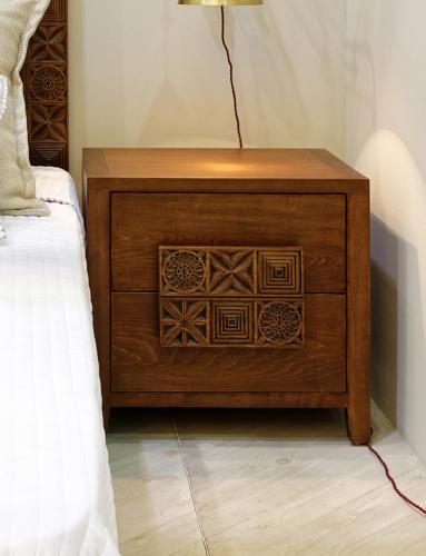 Square Flower pattern Commode