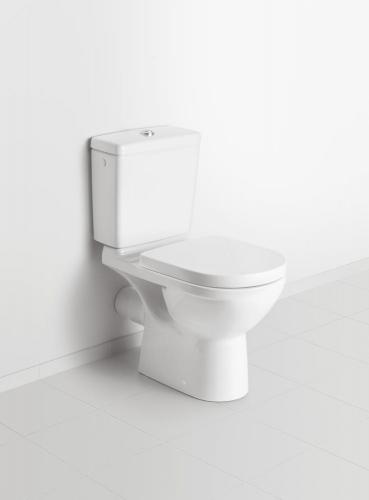 O.NOVO WASHDOWN WC FOR CLOSE-COUPLED RIMLESS