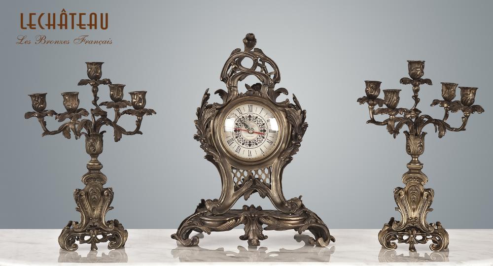 Candle Holder & Clock Cl.82204