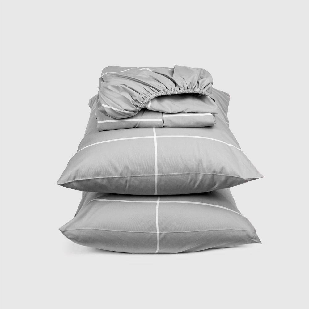 Percale Fitted Sheet Set (Single)