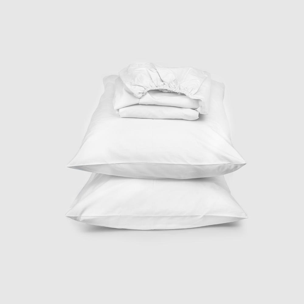 Percale Fitted Sheet Set (Queen)