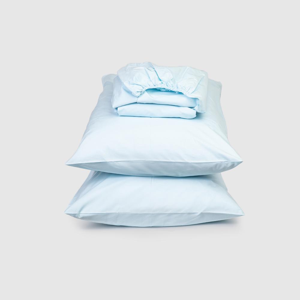 Percale Fitted Sheet Set (King)