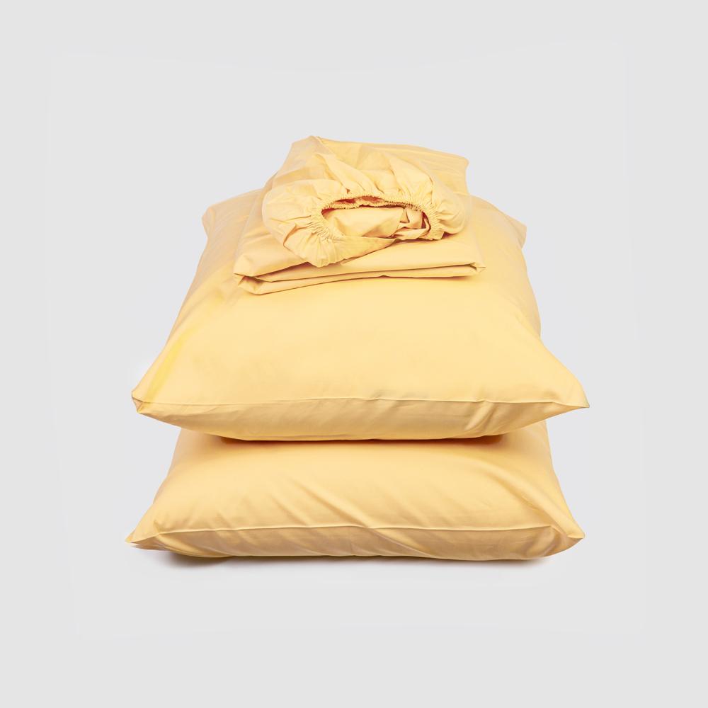 Percale Fitted Sheet Set (King)