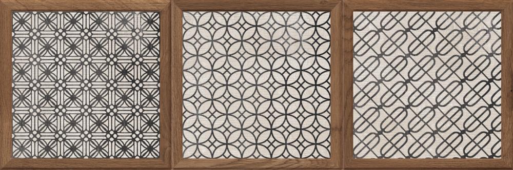 Romance 30x90 Brown Geometric Mix