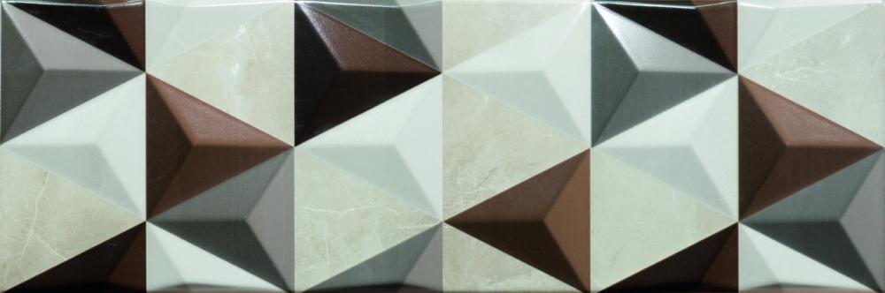 Valentina 20x60 - Brown Geometric 1