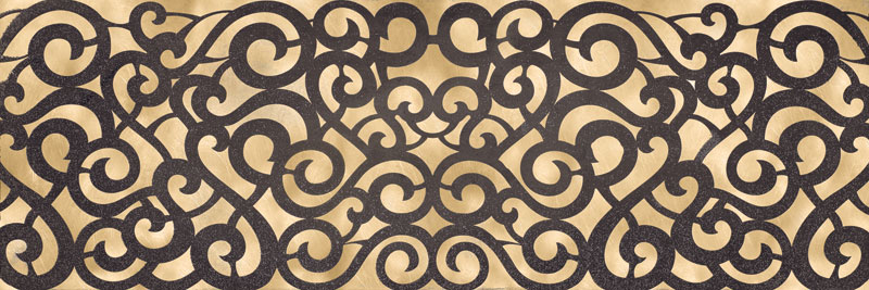 Glory 25x75 -  Brown Geometric