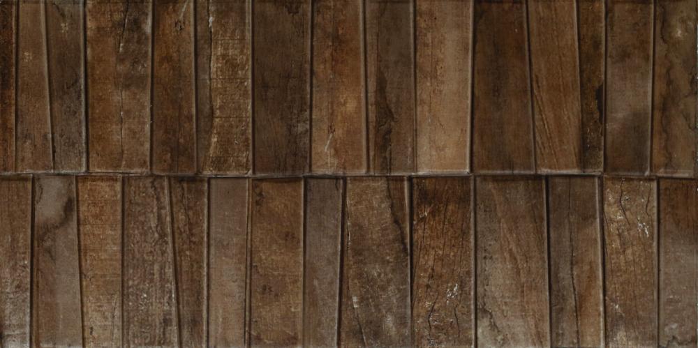 Lancaster 30x60 - Wood Brown Stripe 1