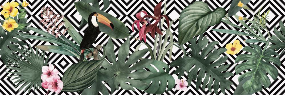 Jungle 50x150 Flower Geometric Tiles