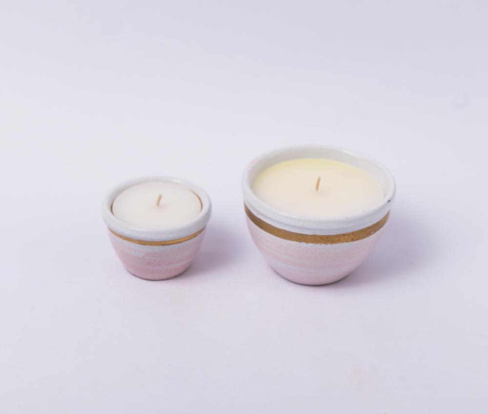 Gradient Candle Set Pink