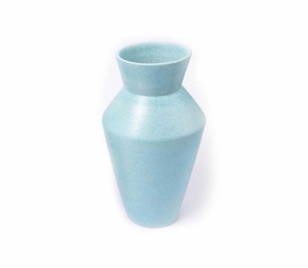 Edges Vase 1 Blue