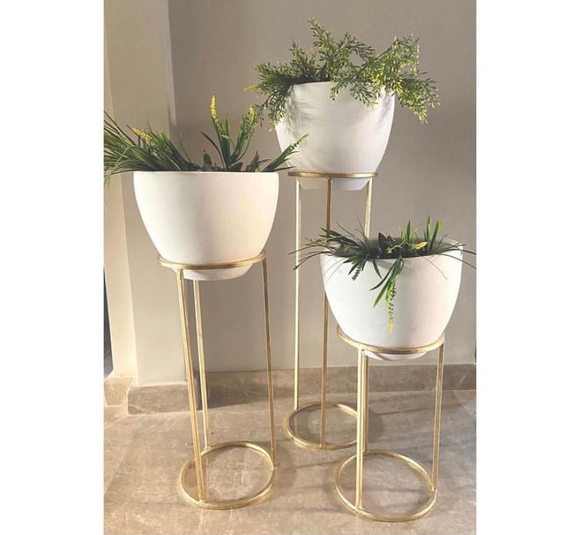 metal planter (large)