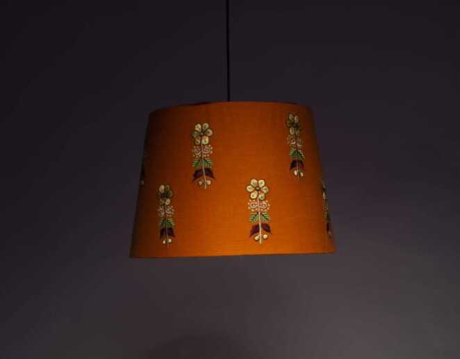 Fleurie orange Pendat ceiling light