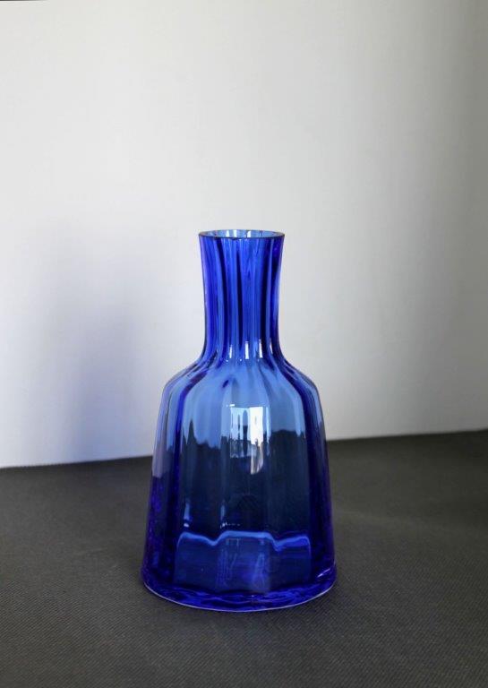 LIGHT COBALT OPTIC Vase