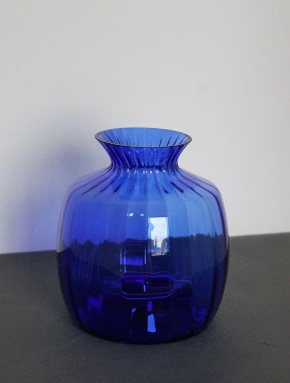 LIGHT COBALT/OPTIC Vase