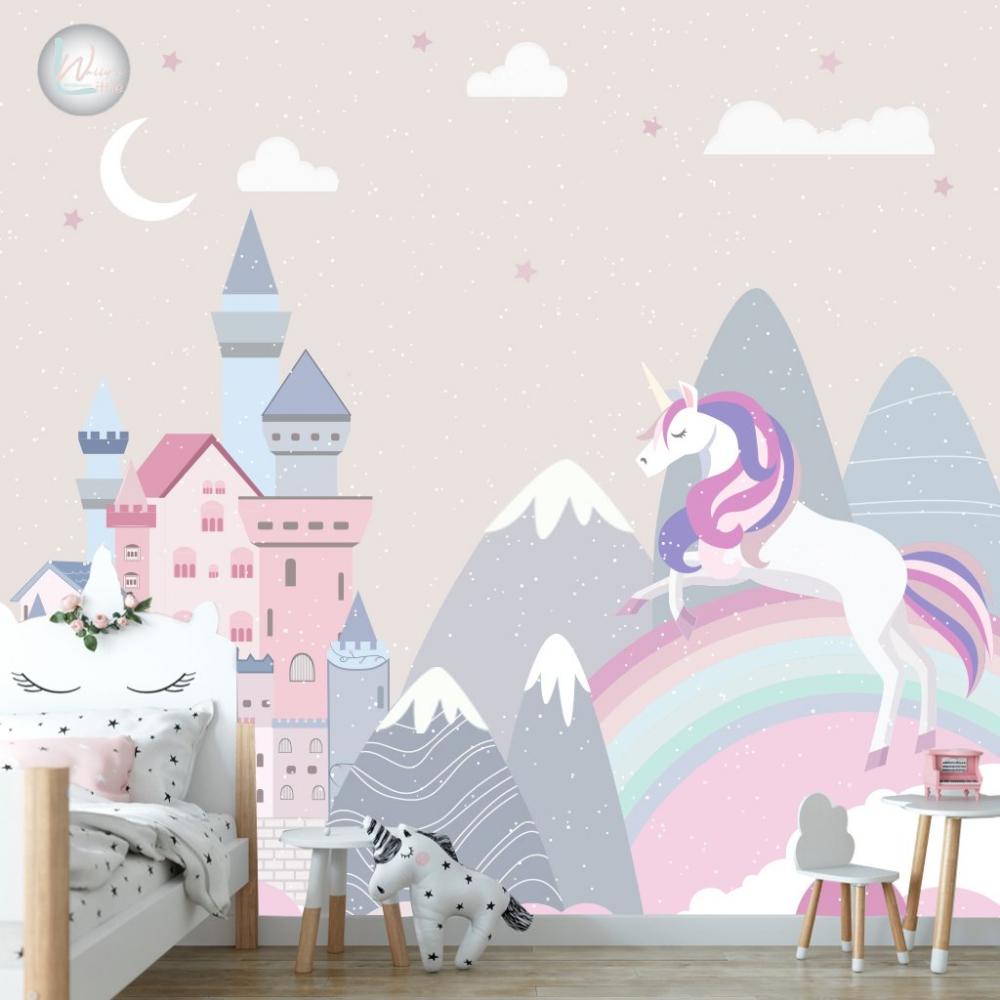 Unicorn Castle (Blush pink)