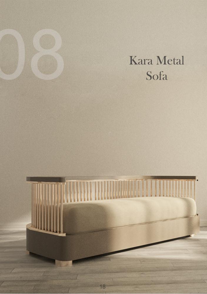 Kara Metal Sofa