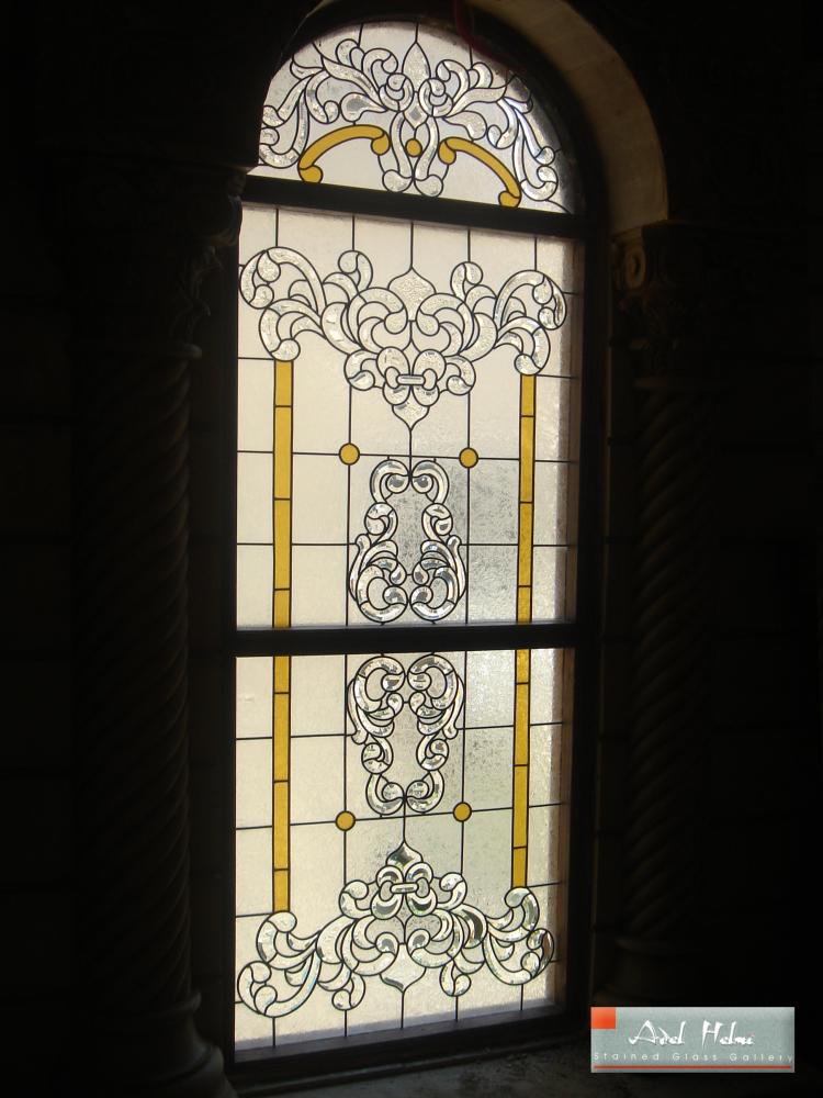 Bevel Stained Glass Window