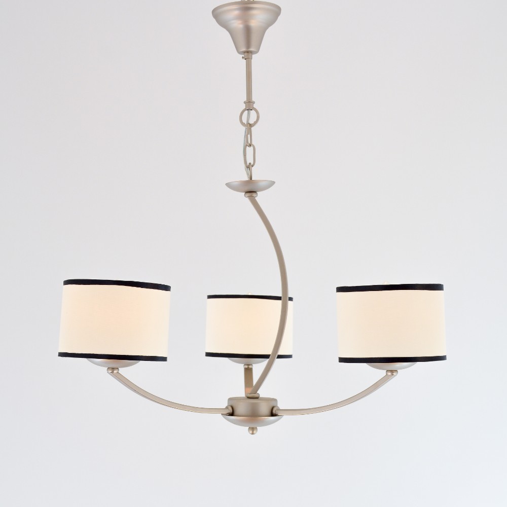 Starburst 3 Lights matt satin Chandelier