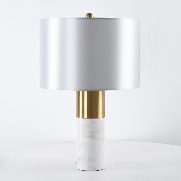 Siva 1 Light White Table Lamp