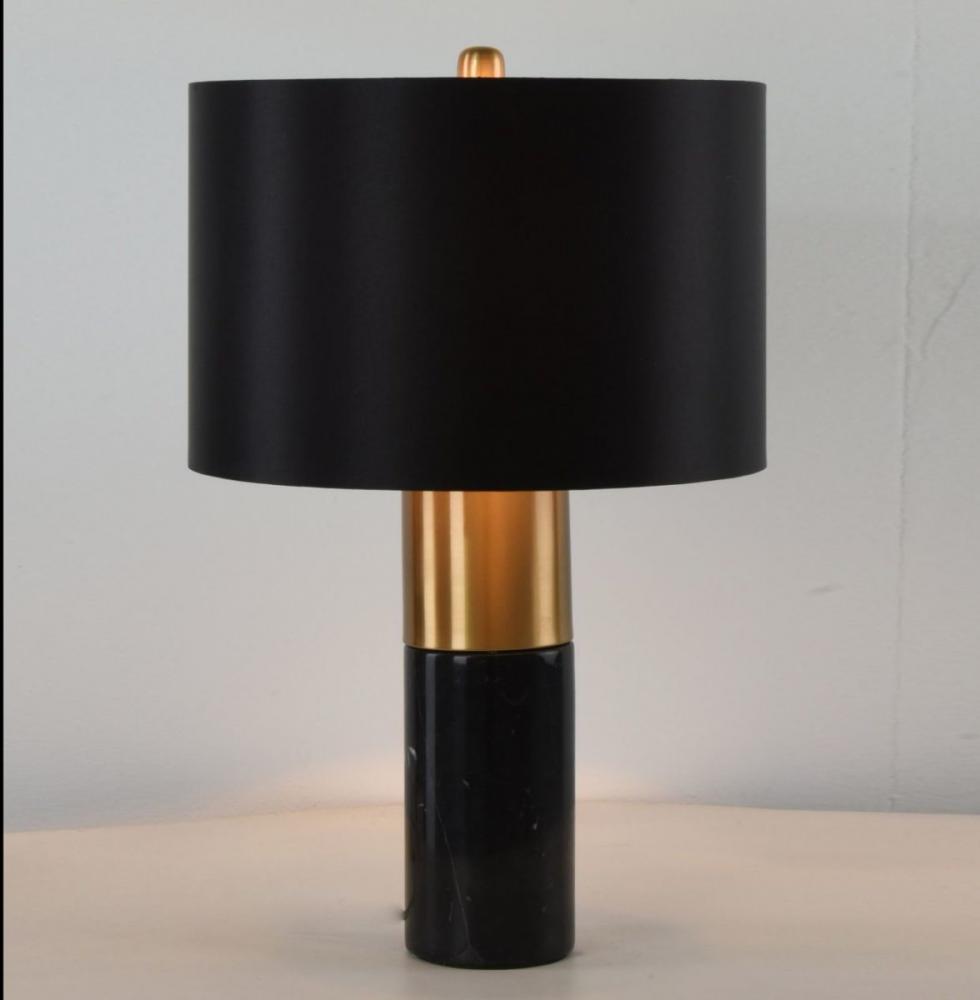 Siva 1 Light Black Table Lamp