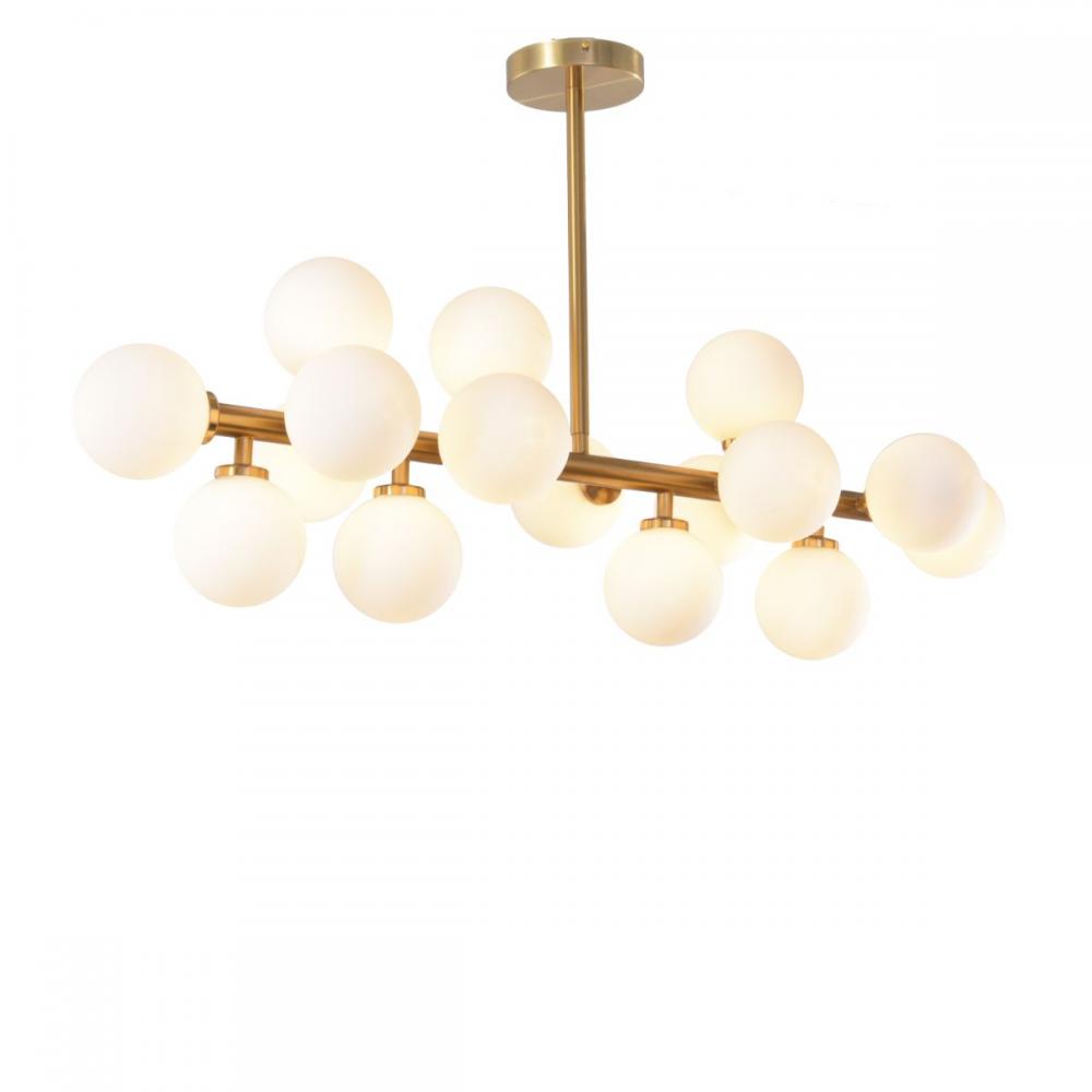 Bomb 16 Lights Gold Chandelier