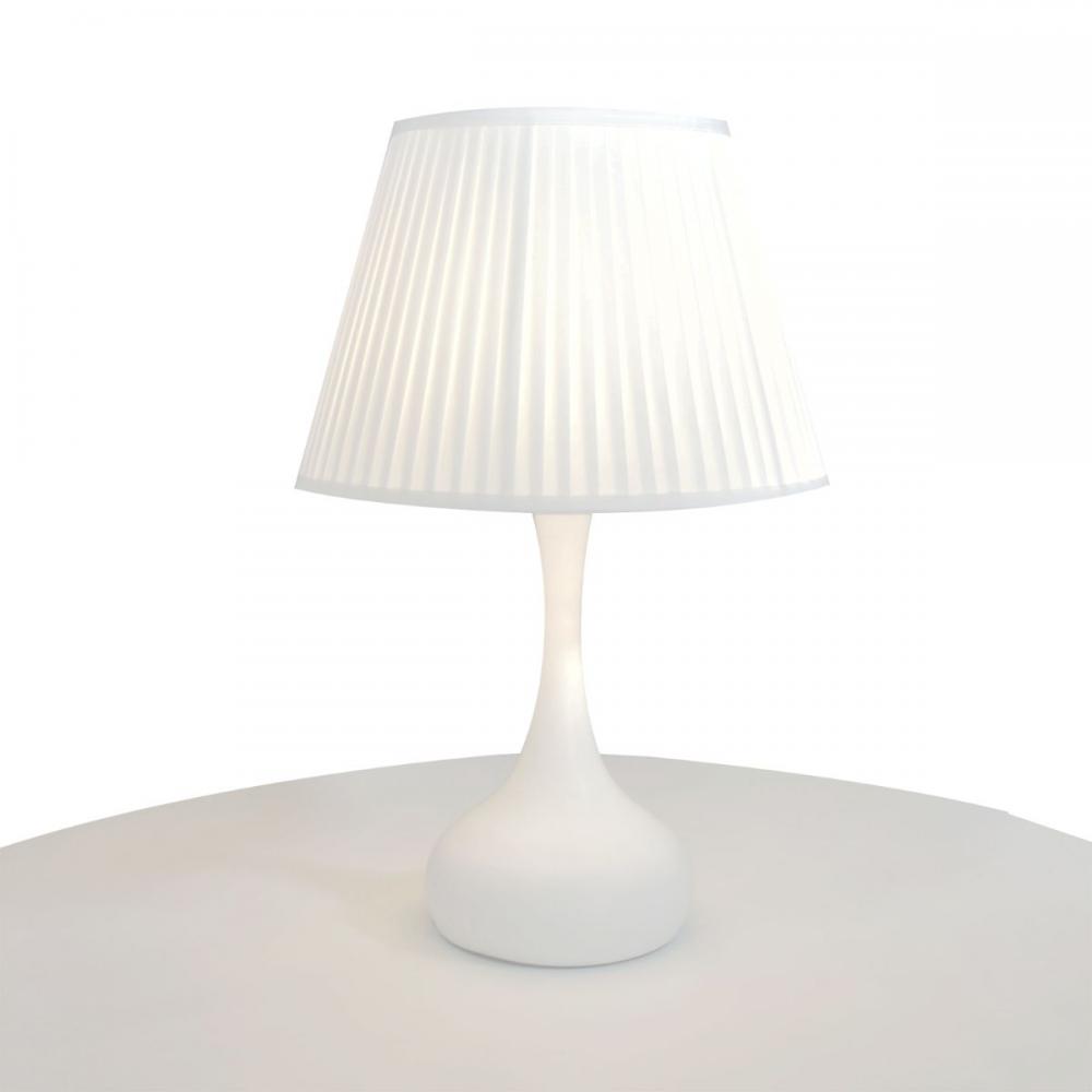 Kaza L 1 Light White Table Lamp